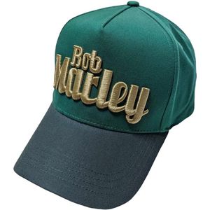 Bob Marley - Text Logo Baseball pet - Groen