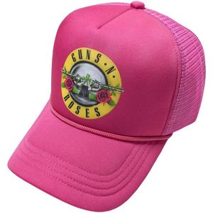 Guns N' Roses - Classic Logo Trucker pet - Roze