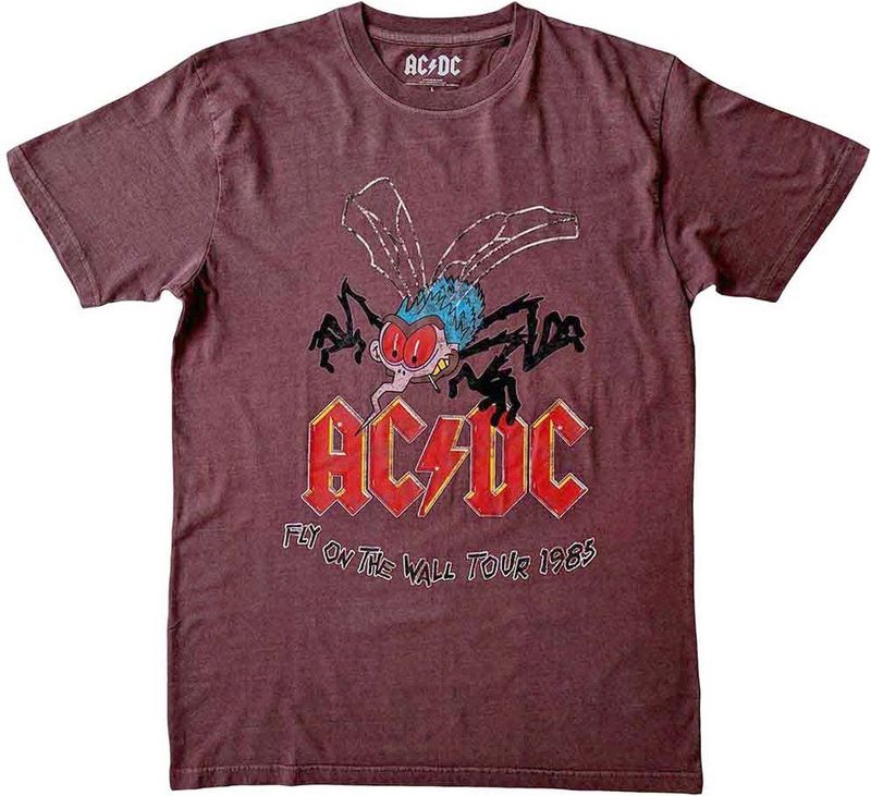 AC/DC - Fly On The Wall Tour - T-shirt - Rood