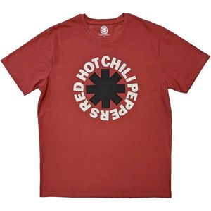 Red Hot Chili Peppers - Classic Asterisk Heren T-shirt - M - Rood