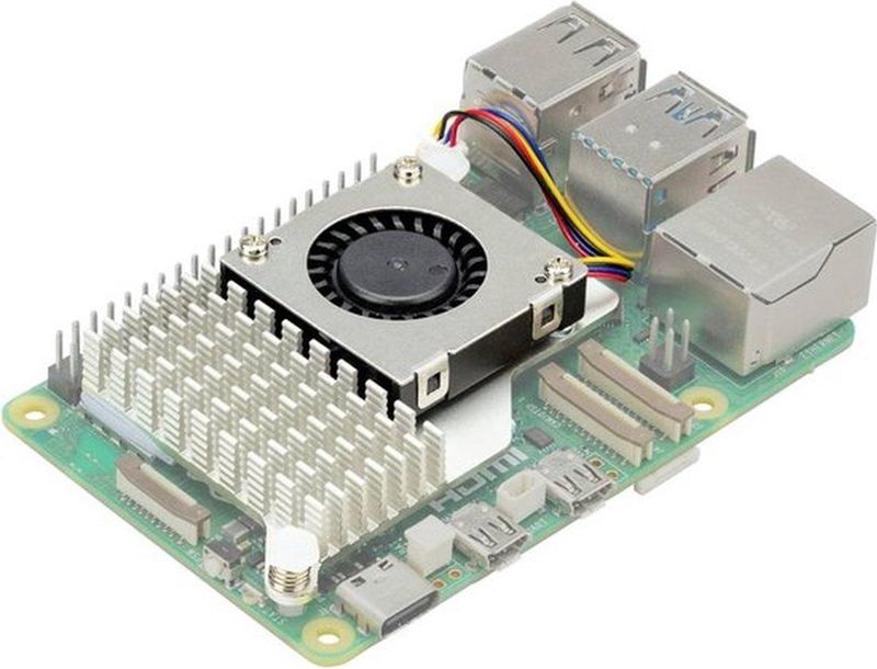 Raspberry Pi® Actieve Ventilator - Geschikt voor Raspberry Pi 5 - Hoogwaardige Koeling