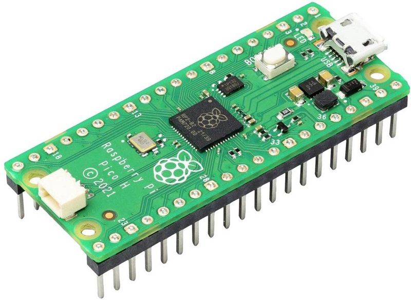 Raspberry Pi Pico 2 H - Microcontrollerbord - Zwart - RP2350