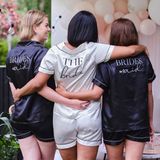 Zwarte Pyjama - Bruidsmeisjes - Zijde