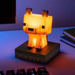 Paladone - Minecraft Fox - Vrijstaande Bureaulamp - Oranje - 11cm