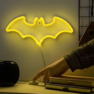 Paladone - Batman Nachtlampje - Neonstijl - Iconisch Silhouet - Verlichting