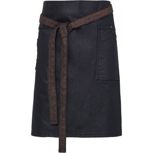 Premier Division Waxed Look Denim Waist Apron