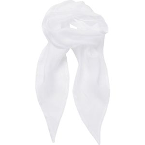 Premier Ladies Chiffon Scarf PR740 - White - One size