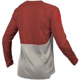 Endura MT500 Burner Trikot Langarm Fietsshirt (Heren |wit/rood)