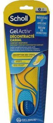 Scholl GelActiv Inlegzolen Casual Small Maat 35.5-40.5 1 paar