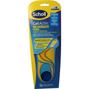 Scholl GelActiv Inlegzolen Casual Large Maat 41-46.5 1 paar