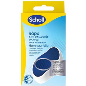 Scholl Voetvijl Harde Huid - Eeltverwijderaar Nano-Glas - 2 in 1 Eeltvijl Grof & Fijn - Eeltrasp