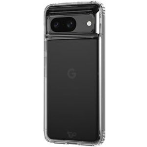 Tech21 Evo Clear hoes voor Google Pixel 8 - Impact Protection Case - Slim Fit - Transparant