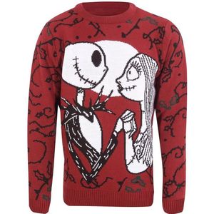 The Nightmare Before Christmas Jack & Sally Heren Christmas jumper - meerkleurig - S