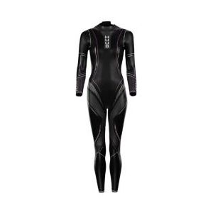 huub aura 2 3 3 dames neopreen wetsuit zwart roze