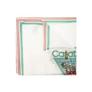 Casablanca Zijden sjaal , White , Dames , Maat: ONE Size