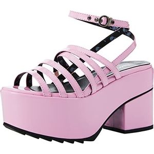 LAMODA - Summer Fling Chunky Platform sandalen, EU 38, Roze patent, 38 EU