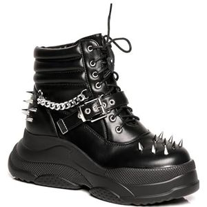 LAMODA Screamin' Loud Sneakers voor dames, Black PU, 38 EU