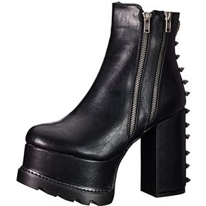 LAMODA - Walking Away Platform enkellaarzen, EU 39, Black PU, 39 EU