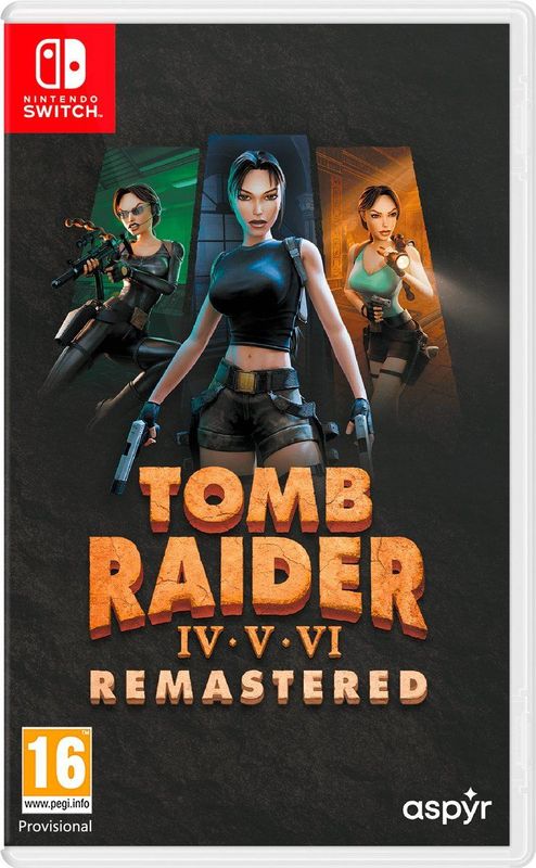 Tomb Raider IV-VI Remastered - Nintendo Switch - Action-Adventure Game - Remastered Graphics