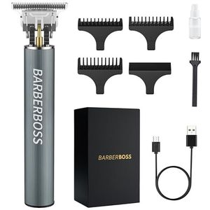 Barberboss Baardtrimmer Heren Draadloze tondeuse Heren, Herenkapseltondeuse, Tondeuse Heren met precisiedetailtrimmer QR-2067