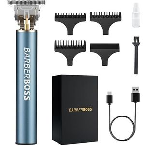 Barberboss Baardtrimmer Mannen & Tondeuses Mannen, Draadloze Tondeuse Mannen, Precisie Clippers voor Mannen Kapsel, Detail Stoppels Trimmer QR-2078