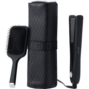ghd - Gold Styler Giftset - Zwart - Inclusief Paddle Brush en Etui