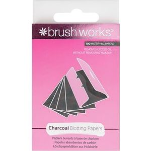 brushworks Charcoal Blotting Papers 100 st