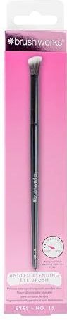 Brushworks - No. 15 - Angled Blending Eye Brush - Zwart - Synthetisch