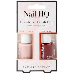 Nail HQ - Cranberry Crush Duo - Nagellak Set - Cranberry - Veganistisch
