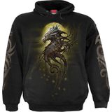 Spiral - Hoodie - Zwart - 100% Katoen - Fleece