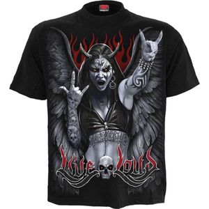 Spiral - Rock Loud - T-Shirt Zwart, Zwart, XL