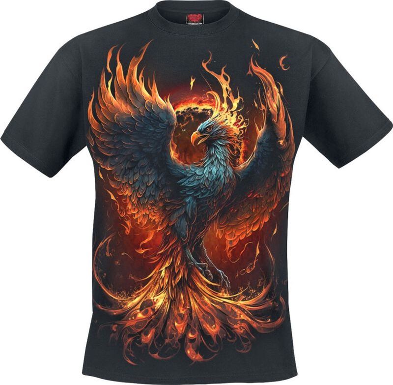 Spiral - Ashes Reborn - T-shirt - Zwart - 100% Katoen