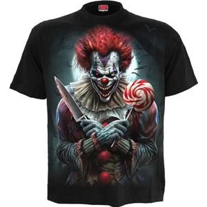 Spiral - Trick Or Treat - T-shirt - Zwart - 100% Katoen, Jersey