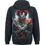 Spiral - Hoodie - Zwart - 100% Katoen - Fleece