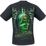 Spiral - The Green Fairy - T-shirt - Zwart