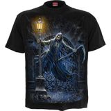Spiral - Reaping in The Rain - T-shirt - Zwart - 100% Katoen