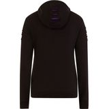 Spiral - Gothic Rock - Paars/Zwart - Grote Gescheurde Capuchon