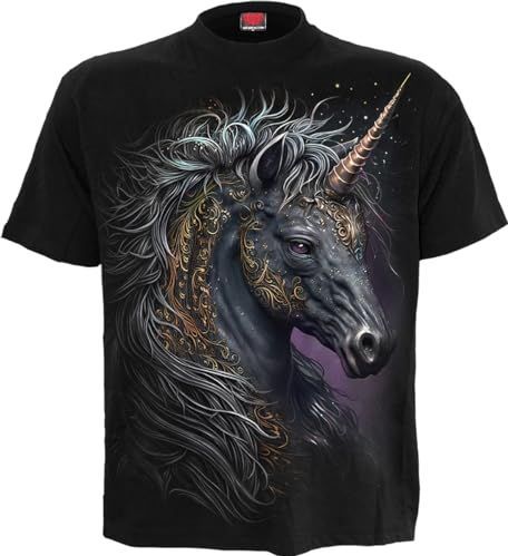 Spiral - T-shirt - Zwart - 100% Katoen