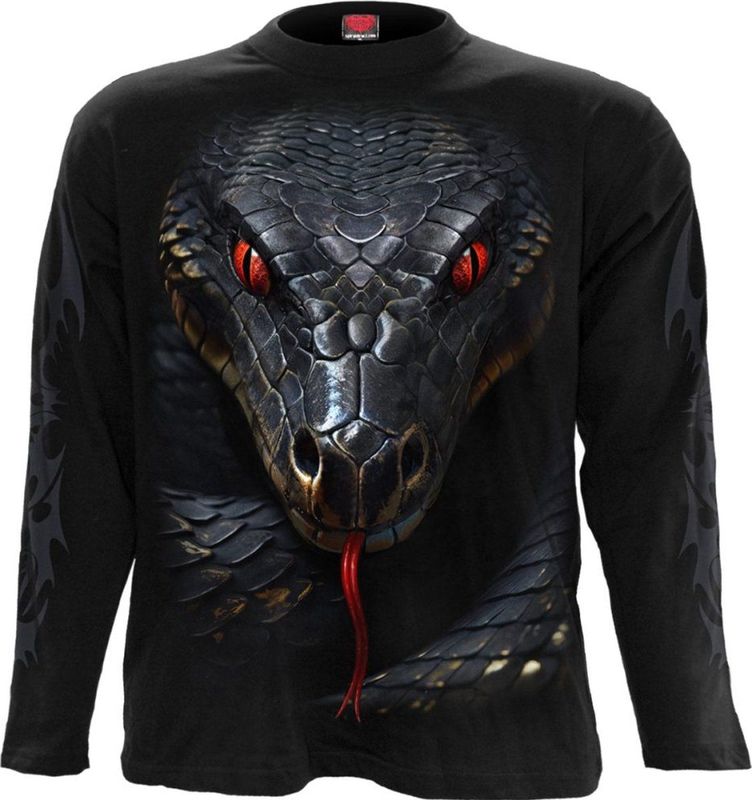 Spiral - Basilisk Longsleeve shirt Zwart