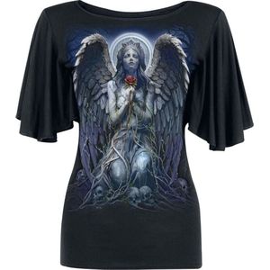 Spiral Grieving Angel T-shirt zwart L - Viscose - Gothic