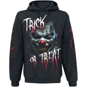 Spiral - Trick Or Treat - Hoodie - Zwart - 100% Katoen, Fleece