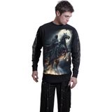 Spiral - Zwart T-shirt - 100% Katoen - Lange Mouwen