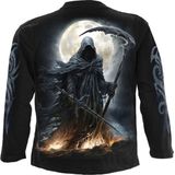 Spiral - Zwart T-shirt - 100% Katoen - Lange Mouwen