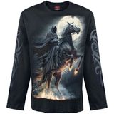 Spiral - Zwart T-shirt - 100% Katoen - Lange Mouwen