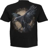 Spiral - Raven Wise - T-shirt - Zwart - Heren