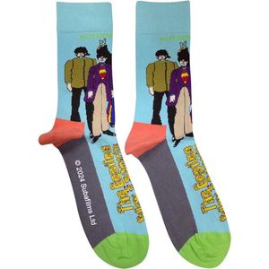 The Beatles - Geel Submarine And Band - Enkelsokken - One Size