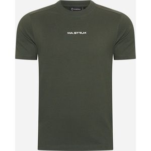 MA.STRUM - Print T-shirt - Zwart - Katoen