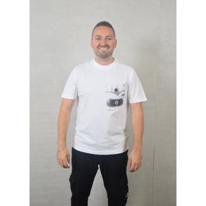 Ma.Strum Trompe Loeil Pocket Tee