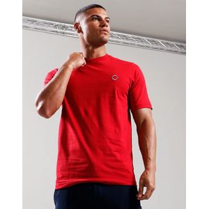 MA.Strum - SS Icon Tee - T-shirt - Carmine Red - 100% Katoen
