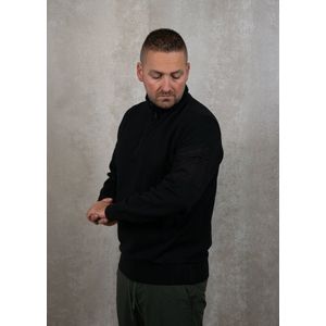 Ma.Strum Quarter Zip Logo Sweat